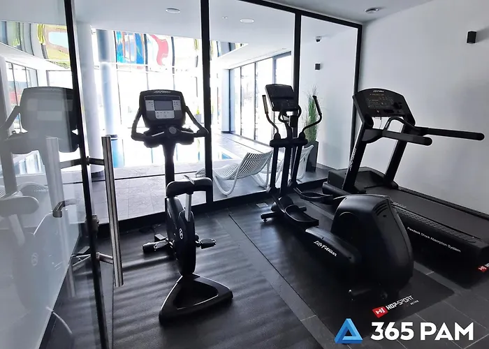 Apartment 365pam - Silver Westin House - Parking, Basen, Jacuzzi, Sauna, Silownia, Plac Zabaw W Cenie *